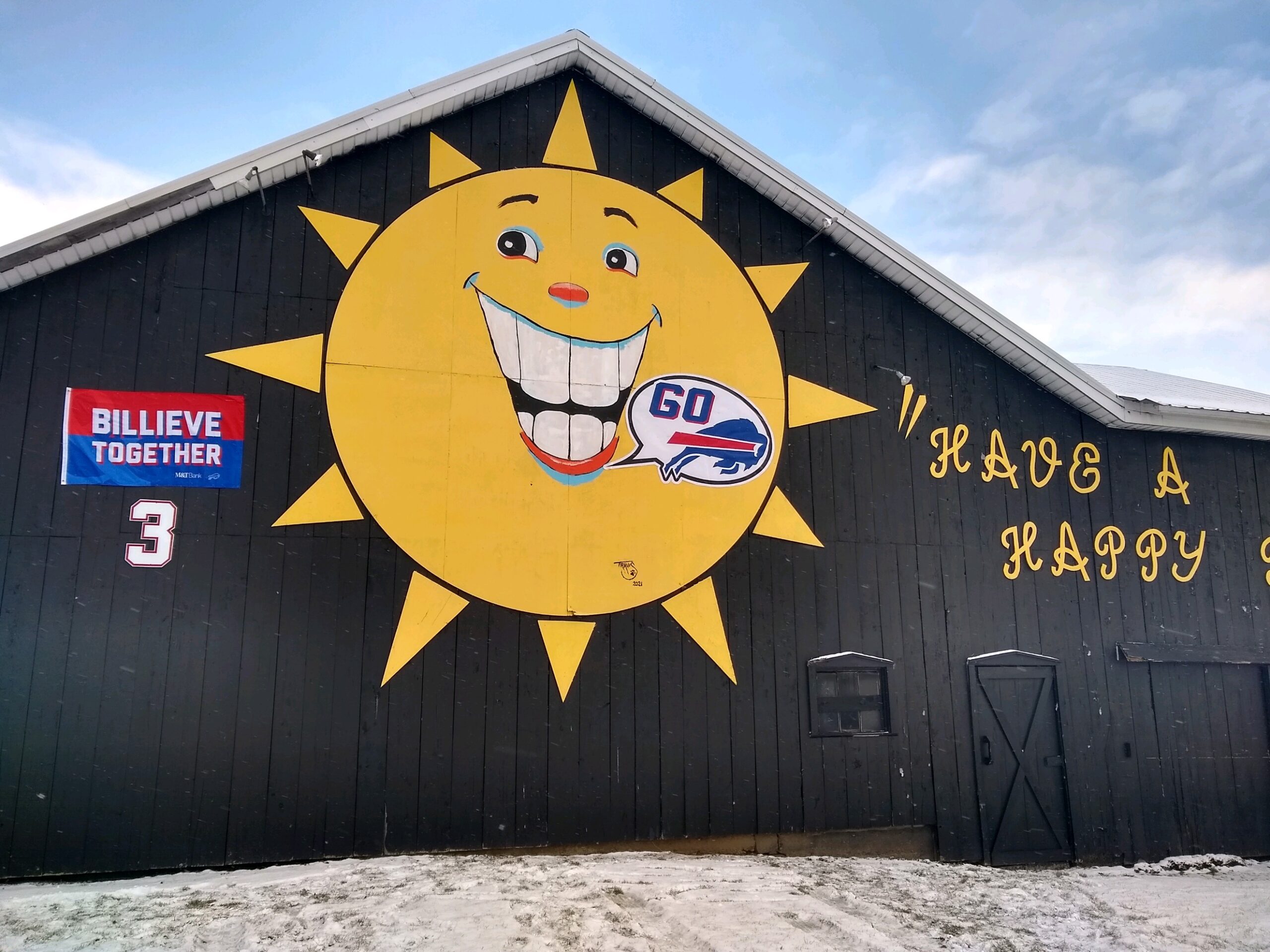 Bills Flair Added To Iconic Frewsburg Barn News, Sports, Jobs Post